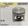 BRUMAR PISTONE COMPLETO ECHO  KIORITZ  HOKKAIDO MOTOSEGHE CS 3700  Ø 39 DSpinotto 9  RO