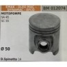 BRUMAR PISTONE COMPLETO EMAK  OLEO MAC  DYNAMAC  EFCO MOTOPOMPE SA 45 SC 55  Ø 50 DSpinotto 14  RO
