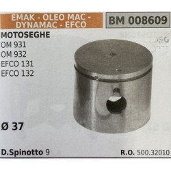 BRUMAR PISTONE COMPLETO EMAK  OLEO MAC  DYNAMAC  EFCO MOTOSEGHE OM 931 OM 932 EFCO 131 EFCO 132  Ø 37 DSpinotto 9  RO 50032010