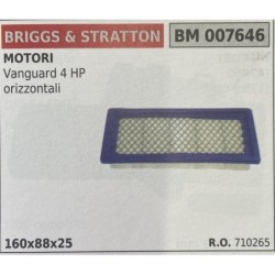 BRUMAR FILTRO BRIGGS & STRATTON  MOTORI Vanguard 4 HP orizzontali  160x88x25 RO 710265
