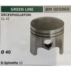 BRUMAR PISTONE COMPLETO GREEN LINE DECESPUGLIATORI GL 34 ECO  Ø 37 DSpinotto 9  RO