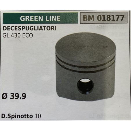 BRUMAR PISTONE COMPLETO GREEN LINE DECESPUGLIATORI GL 430 ECO  Ø 399 D Spinotto 10  RO
