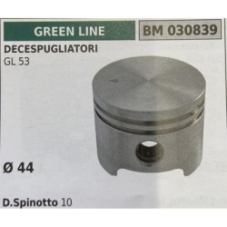 BRUMAR PISTONE COMPLETO GREEN LINE DECESPUGLIATORI GL 53  Ø 44 D Spinotto 10  RO