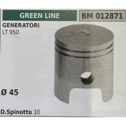 BRUMAR PISTONE COMPLETO GREEN LINE DECESPUGLIATORI LT 950  Ø 45 D Spinotto 10  RO