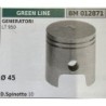 BRUMAR PISTONE COMPLETO GREEN LINE DECESPUGLIATORI LT 950  Ø 45 D Spinotto 10  RO