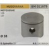 BRUMAR PISTONE COMPLETO HUSQVARNA MOTOSEGHE 136 137  Ø 38 D Spinotto 10  RO 530069904