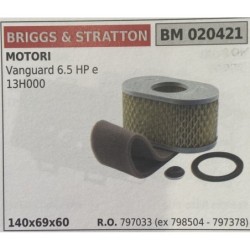 BRUMAR FILTRO BRIGGS & STRATTON  MOTORI Vanguard 65 HP e 13H000  140x69x60 RO 797033 (ex 798504  797378)