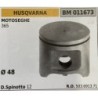 BRUMAR PISTONE COMPLETO HUSQVARNA MOTOSEGHE 365  Ø 48 D Spinotto 12  RO 503691371