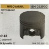 BRUMAR PISTONE COMPLETO HUSQVARNA MOTOSEGHE 61  Ø 48 2 segmenti D Spinotto 12  RO 505539002