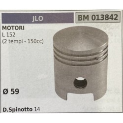 BRUMAR PISTONE COMPLETO JLO MOTORI L 152 (2 tempi  150cc)  Ø 59 D Spinotto 14  RO