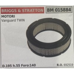 BRUMAR FILTRO BRIGGS & STRATTON  MOTORI Vanguard TWIN  D195 h55 Foro:140 RO 692519