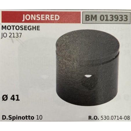 BRUMAR PISTONE COMPLETO JONSERED MOTOSEGHE JO 2137  Ø 41 D Spinotto 10  RO 530071408