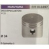 BRUMAR PISTONE COMPLETO MARUYAMA DECESPUGLIATORI M 28  Ø 34 D Spinotto 8  RO