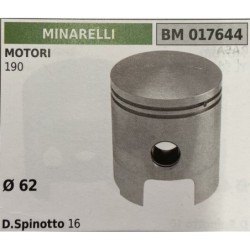 BRUMAR PISTONE COMPLETO MINARELLI MOTORI 190  Ø 62 D Spinotto 16  RO