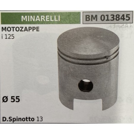 BRUMAR PISTONE COMPLETO MINARELLI MOTORI i 125  Ø 55 D Spinotto 13  RO