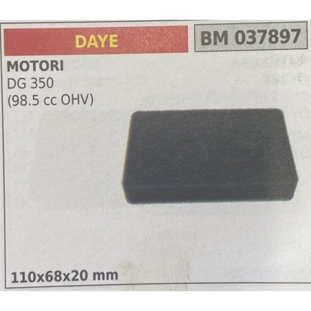 BRUMAR FILTRO DAYE  MOTORI DG 350 (985 cc OHV)  RO
