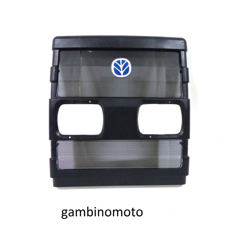 CALANDRA COMPLETA TRATTORE Fiat New Holland COMPLETO DI GRIGLIA E LOGO  Codice originale 5169647C  Codice Ama 59786
