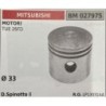 BRUMAR PISTONE COMPLETO MITSUBISHI MOTORI TUE 26FD  Ø 33  D Spinotto 8  RO LP13031AA