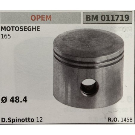 BRUMAR PISTONE COMPLETO OPEMI MOTOSEGHE 165  Ø 484  D Spinotto 12  RO 1458