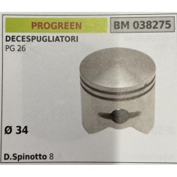 BRUMAR PISTONE COMPLETO PROGREEN DECESPUGLIATORI PG 26  Ø 34  D Spinotto 8  RO