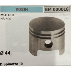 BRUMAR PISTONE COMPLETO ROBIN MOTORI NB 500  Ø 44 D Spinotto 10  RO