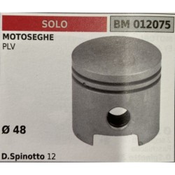 BRUMAR PISTONE COMPLETO SOLO MOTOSEGHE PLV   Ø 48 D Spinotto 12  RO