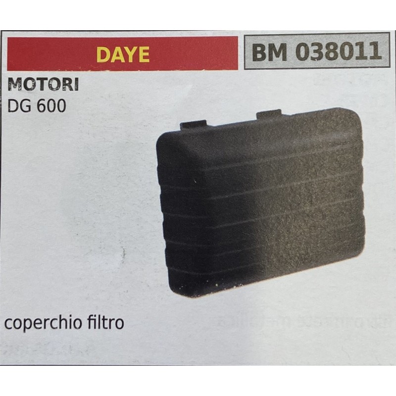 BRUMAR FILTRO DAYE  MOTORI DG 600  coperchio filtro  RO
