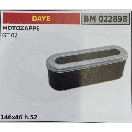 BRUMAR FILTRO DAYE  MOTOZAPPE GT 02  146x46 h52