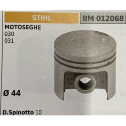 BRUMAR PISTONE COMPLETO STIHL MOTOSEGHE 030 031  Ø 44 D Spinotto 10  RO