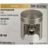 BRUMAR PISTONE COMPLETO STIHL MOTOSEGHE 041 041AV FARM BOSS DECESP FS 20 FS 410  Ø 44 D Spinotto 10  RO 11100302002