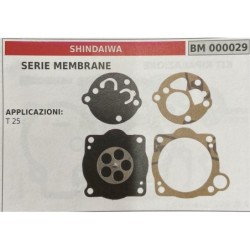 BRUMAR MEMBRANAKIT RIPARAZIONE SHINDAIWA  SERIE MEMBRANE  APPLICAZIONI T 25  RO