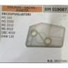 BRUMAR FILTRO DOLMAR  SACHS  MAKITA  DECESPUGLIATORI MS 340 MS 3300 MS 3310 MS 4510 DBC 4010 EHW 120  RO 385173100