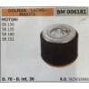 BRUMAR FILTRO DOLMAR  SACHS  MAKITA  MOTORI SB 130 SB 135 SB 140 SB 151  D 70  D int 36 RO 2625010000