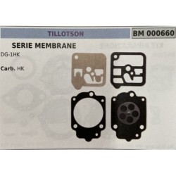 BRUMAR MEMBRANAKIT RIPARAZIONE TILLOTSON  SERIE MEMBRANE DG1HK  Carb HK  RO