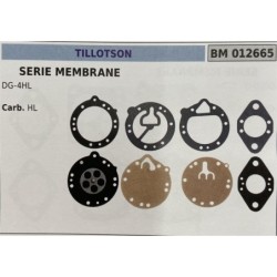 BRUMAR MEMBRANAKIT RIPARAZIONE TILLOTSON  SERIE MEMBRANE DG4HL  Carb HL  RO