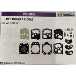 BRUMAR MEMBRANAKIT RIPARAZIONE WALBRO  KIT RIPARAZIONE K10WA  K10WT  Membrane BM 006621