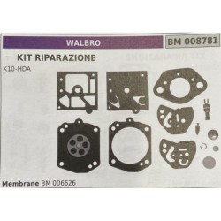 BRUMAR MEMBRANAKIT RIPARAZIONE WALBRO  KIT RIPARAZIONE K10HDA  Membrane BM 006626