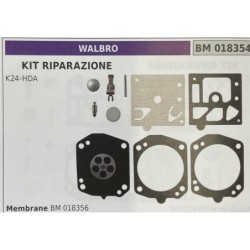 BRUMAR MEMBRANAKIT RIPARAZIONE WALBRO  KIT RIPARAZIONE K24HDA  Membrane BM 018356