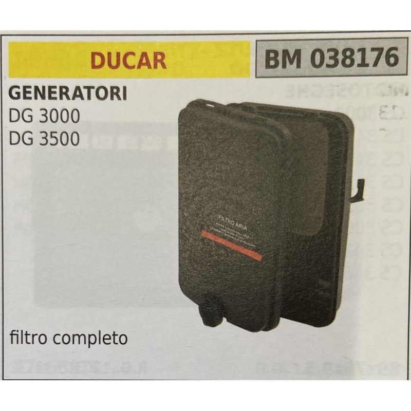 BRUMAR FILTRO DUCAR  GENERATORI DG 3000 DG 3500  filtro completo RO