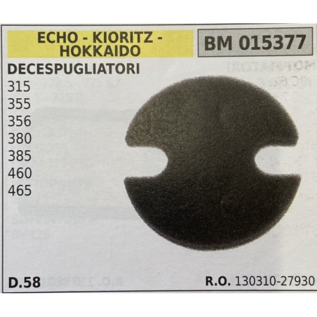 BRUMAR FILTRO ECHO  KIORITZ  HOKKAIDO  DECESPUGLIATORI 315 355 356 380 385 460 465  D58 RO 13031027930