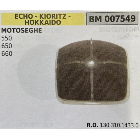 BRUMAR FILTRO ECHO  KIORITZ  HOKKAIDO  MOTOSEGHE 550 650 660  RO 13031014330