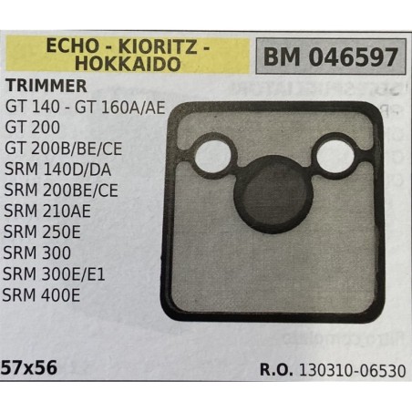 BRUMAR FILTRO ECHO  KIORITZ  HOKKAIDO  TRIMMER GT 140  GT 160AAE GT 200 GT 200BBECE SRM 140DDA SRM 200BECE SRM 210AE SRM 250E S