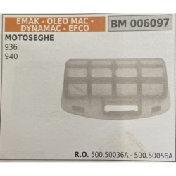 BRUMAR FILTRO EMAK  OLEO MAC  DYNAMAC  EFCO  MOTOSEGHE 963 940  RO 50050036A  50050056A