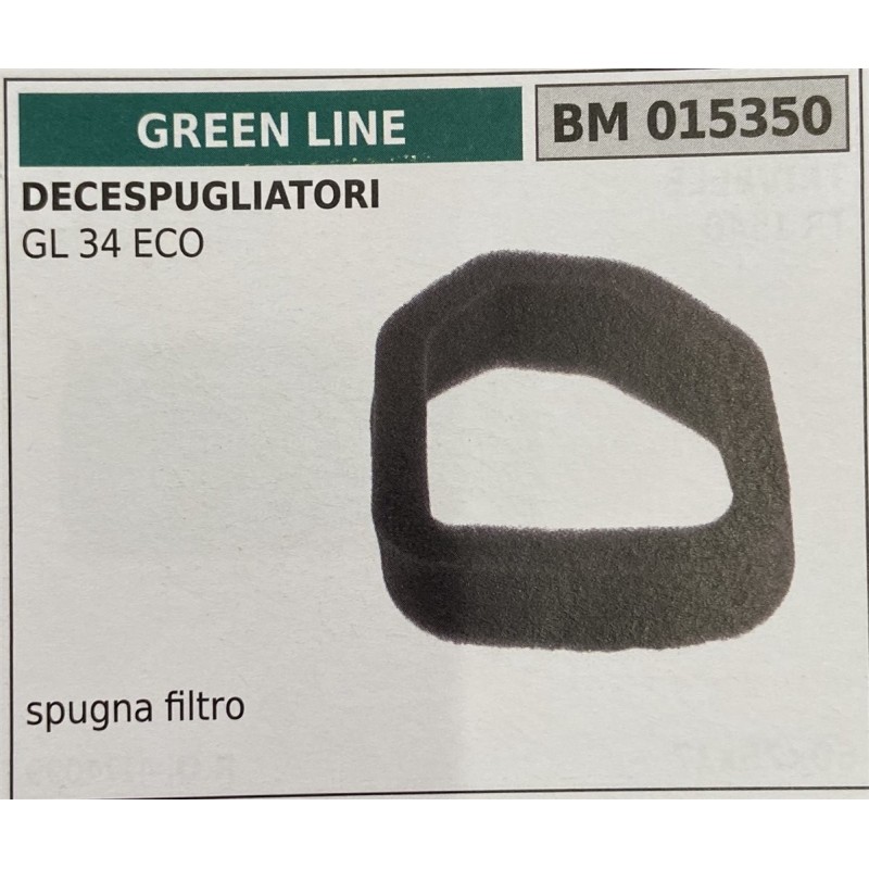 BRUMAR FILTRO GREEN LINE  DECESPUGLIATORI GL 34 ECO  spugna filtro RO