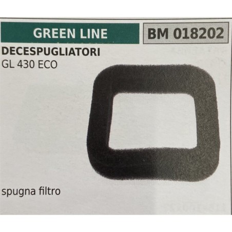BRUMAR FILTRO GREEN LINE  DECESPUGLIATORI GL 430 ECO  spugna filtro RO