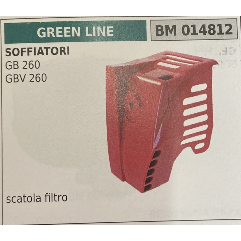 BRUMAR FILTRO GREEN LINE  SOFFIATORI GB 260 GBV 260  scatola filtro RO