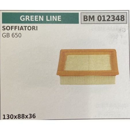 BRUMAR FILTRO GREEN LINE  SOFFIATORI GB 650  130x88x36 RO
