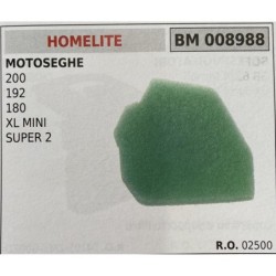 BRUMAR FILTRO HOMELITE  MOTOSEGHE 200 192 180 XL MINI SUPER 2  RO 02500