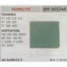 BRUMAR FILTRO HOMELITE  TRIMMER ST 145155175 ST 185285 ST 385485 SOFFIATORI HB 100180390VI BP 250  BX 90 C 1200  F 1400 DC 1600