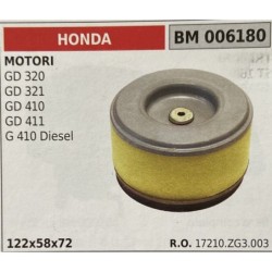 BRUMAR FILTRO HONDA  MOTORI GD 320 GD 321 GD 410 GD 411 G 410 Diesel  122x58x72 RO 17210ZG3003
